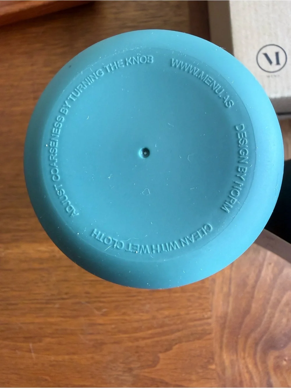 Menu Design/Audo Copenhagen Bottle Grinders w/ Beech Lids - Dk Green